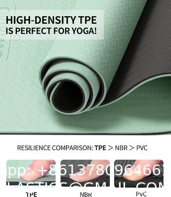 Extra Thick Yoga Mat for Women Men Kids, Professional TPE Yoga Mats, Workout Mat with Carrying Strap Yoga, Pilates