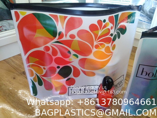 Clear Makeup Bag Travel Toiletry Organizer Pouches Small Zipper Pouch PVC Plastic Transparent Clear Cosmetic Bags