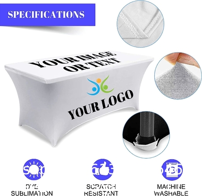 Custom Table Runner With Business Logo, Image Or Text Personalized Table Runner For TradeShows, Events