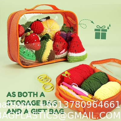 Beginner Crochet Kit - Hand-Crochet, Decorative Keychain, Crochet Kit for Beginners with Step-by-Step Instruction