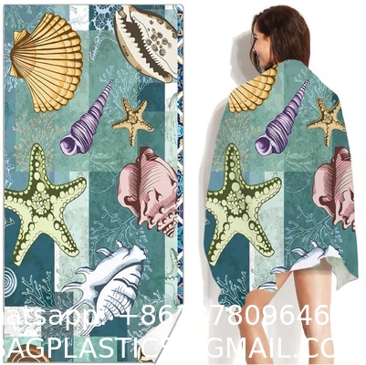 Custom Logo Beach Towel Personalized Photo Design Text Name Beach Towel for Kids Men Women Sand Free Quick Dry Bath