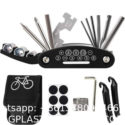 Bike Repair Tool Kit - 16 in 1 Bicycle Multitool Mountain Bike Tool Cycling Maintenance, Bike Hex Key Wrench