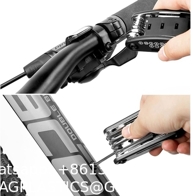 Bike Repair Tool Kit - 16 in 1 Bicycle Multitool Mountain Bike Tool Cycling Maintenance, Bike Hex Key Wrench