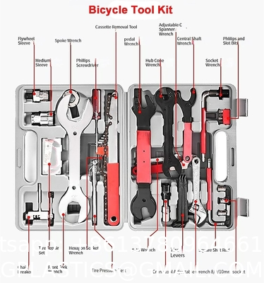 Bike Repair Tool Kit - 16 in 1 Bicycle Multitool Mountain Bike Tool Cycling Maintenance, Bike Hex Key Wrench