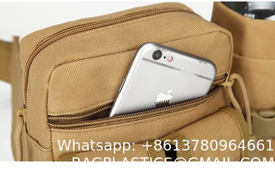 Tactical Waist Bag ornaments Fanny Pack, Utility Belt With Water Bottle Holder, Suitable For Hiking Mountaineeri