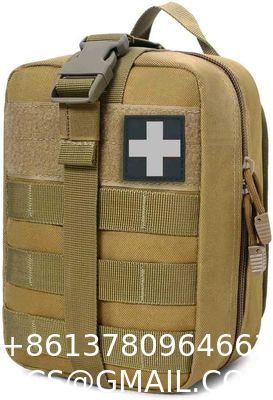 1000D Molle Ifak Pouch Rip Away, Tactical Tear Away Medical Pouch Empty, ornaments First Aid Pouch Bag Only for Camping