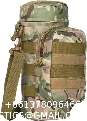 Tactical Molle Water Pouch, Tactical Bottle Holder ornaments Water Bottle Bag Hydration Carrier H20 Pouch Kettle Pouch