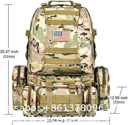 Hiking Waterproof Army Waist Rucksack, ornaments Pack Army Survival Combat Rucksack Backpack