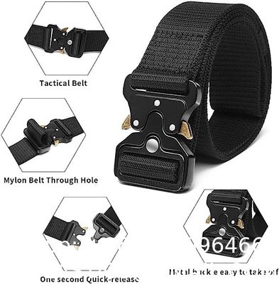 Tactical Belt For Men,ornaments Belts For Men,1.5" Reinforced Nylon Web Work Tactical Belt With Cobra Buckle