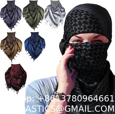 Shemagh Tactical Desert ornaments Head Scarf Motorcycle Face Mask Biker Arab Wrap Summer Keffiyeh Cover Scarves