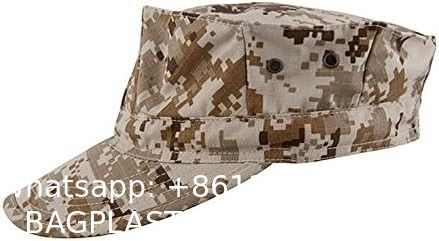 Octagonal ornaments Camouflage Cap Sun Hat ornaments Army Hat Woodland Camo Outdoor Tactical Octagonal Cap Fishing Hik