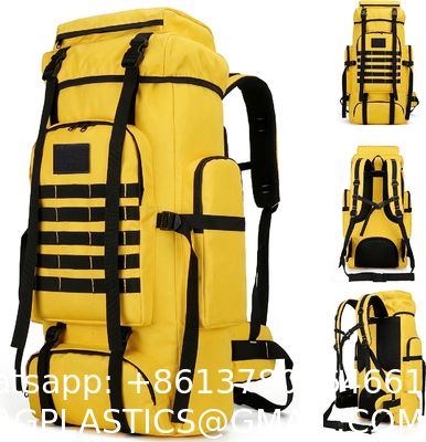 ornaments Tactical Backpack 70L Hiking Backpacks Men Women Molle Army Assault Pack Tactical Bag Rucksack