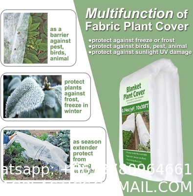 Plant Freeze Protection Covers 32 x 47 Inch Winter Shrub Cover Tree Frost Blanket Drawstring Winter Frost Prote