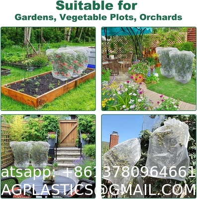 Plant Freeze Protection Covers 32 x 47 Inch Winter Shrub Cover Tree Frost Blanket Drawstring Winter Frost Prote