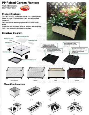 Weed Control Mulch Film, Agriculture Vegetable Black PE Films, 5 Holes Greenhouse Perforated Film