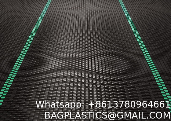 6 x 33 feet Sheet Woven Weed Control Fabric - Stabilized Black Heavy Duty 3 oz/yd² Landscape Ground Cover Membrane