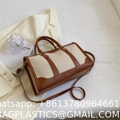 Portable Lightweight Ladies Out Short Travel Bag Large-Capacity Bag Ladies New Summer Canvas Messenger Bag
