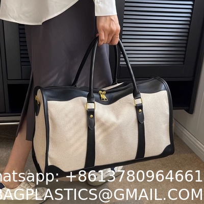 Portable Lightweight Ladies Out Short Travel Bag Large-Capacity Bag Ladies New Summer Canvas Messenger Bag