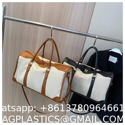 Portable Lightweight Ladies Out Short Travel Bag Large-Capacity Bag Ladies New Summer Canvas Messenger Bag