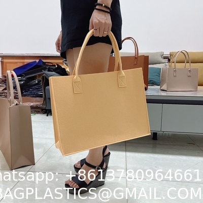 Felt Bag Shopping Bag Travel Thickened Portable Felt Autumn And Winter All-Match Large-Capacity Women'S Bag Shoulder