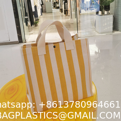 Large-Capacity Hand-Carried Take-Away Lunch Thickened Waterproof Canvas Shopping Bag Portable Portable Travel Bag