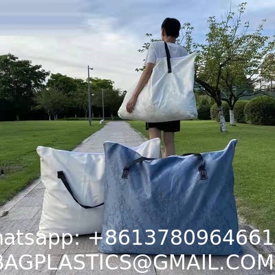 Extra-Large Thickened Moving Packing Bag Quilt Storage Bag Luggage Bag Cloth High-Value Hand-Carried Students Going Out