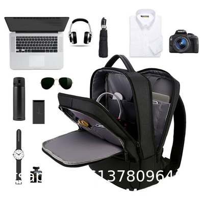 Fashion Unisex Waterproof Oxford Casual Zipper Smart Backpack For Laptop Usb Charging Backpack