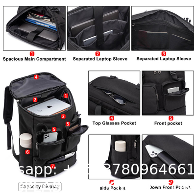 Backpack Manufacturer Laptop School Student Backpack Bags China Waterproof Polyester Travel Backpack Bag With Usb