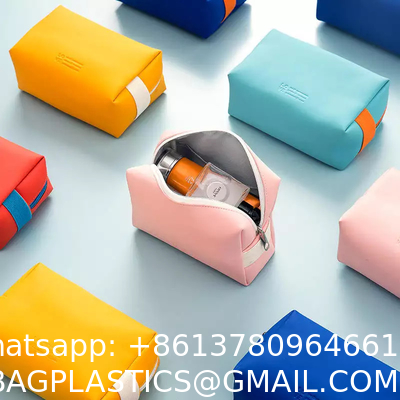 Customized Sustainable Packaging Cross-Border Portable PU Women'S Makeup Bag Cute Waterproof Storage Bag