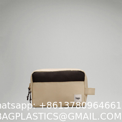Customized Men Women Water-Resistant Case Organizer Portable Travel Toiletry Bag With Clear PVC Pouch