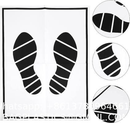 Disposable Car Paper Floor Mats Automotive Floor Mats Brown Kraft Paper Floor Mats for Cars Vehicles Printed