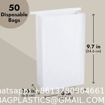 Paper Disposable Vomit Bags for Car Motion Sickness, Barf, Throw Up, Puke for Car, Uber, Travel, and Mornings Sickness