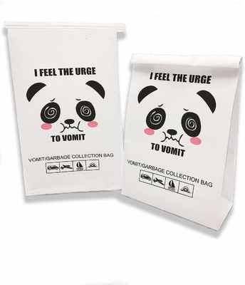Paper Disposable Vomit Bags for Car Motion Sickness, Barf, Throw Up, Puke for Car, Uber, Travel, and Mornings Sickness