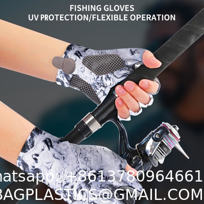 Fishing Gloves With Sun Protection, Uv Protection Silicone Anti-Slip Comfortable And Breathable Fishing Gloves