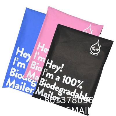 Custom Polymailer Courier Bag Clothing Packaging Shipping Mailing Bags Compostable Envelopes 100% Biodegradable D2W