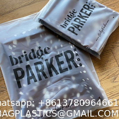 Wholesale Custom Printing Logo Plastic Zip Packaging Poly Bags Biodegradable Frosted Eva Zipper Bag Clothing Brand