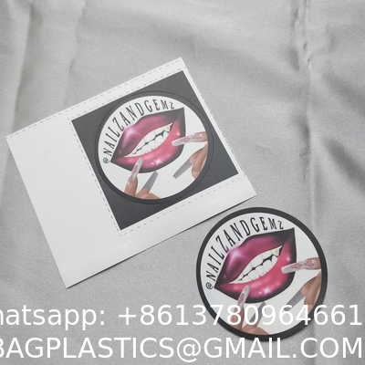 Waterproof Etiquetas Paper Thank You 'Stiker' Logo Printed Custom Private Packaging Label Sticker