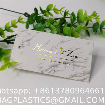 Luxury Custom Logo Clothing Tags With Your Own Logo Foil Printing/Private Swing Tags For Clothing
