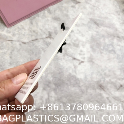 Luxury Custom Logo Clothing Tags With Your Own Logo Foil Printing/Private Swing Tags For Clothing