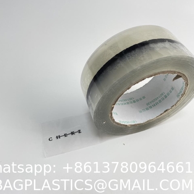 Private label, recyclable sustainable Custom Printed Clear Plastic Wrap Tapes With Logo Shipping Packaging Tape