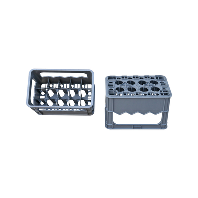 Plastic Beer Bottle Crate 15 Bottles Wholesale Stackable Turnover Storage Plastic Beer Crates 12/15/20/24/40 Bottles Green/Black/Blue/Red Mesh Style