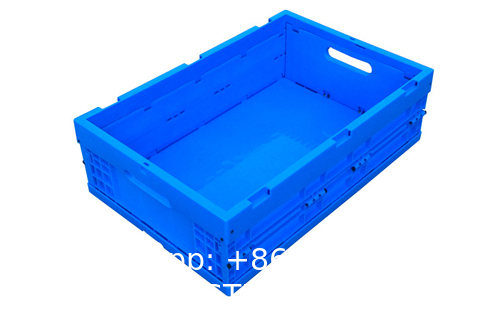 Auto Plastic Logistics Box High Load Auto Parts Foldable Solid Box Heavy-Duty Recyclable PP Plastic Crate Logistic Stackable Crate