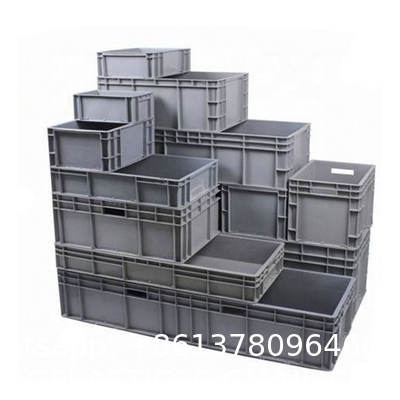 Heavy Duty Durable Solid Box Crate Stackable Plastic Logistic Crate Euro Storage Box Euro Standard Transport Use Plastic Logistics Box | Stackable Solid Crate For Heavy Load Applications