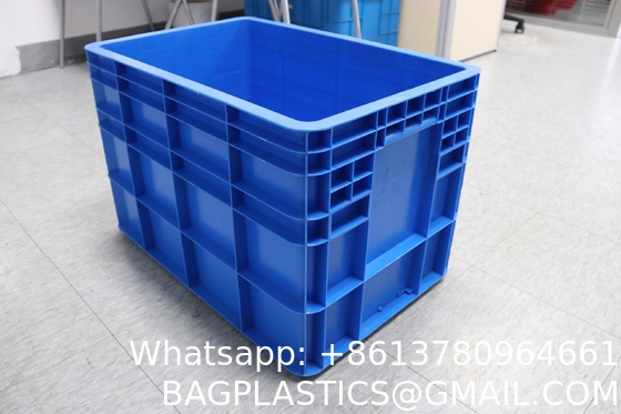 Heavy Duty Durable Solid Box Crate Stackable Plastic Logistic Crate Euro Storage Box Euro Standard Transport Use Plastic Logistics Box | Stackable Solid Crate For Heavy Load Applications