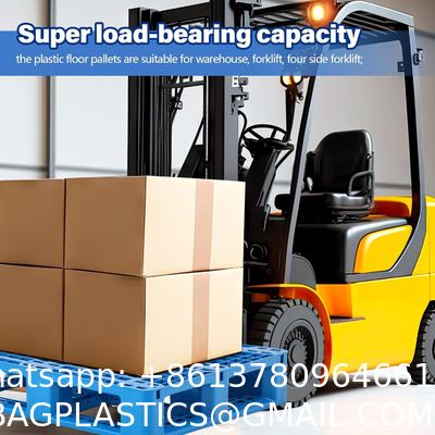 Polyethylene Pallet Breathable Grid Lightweight Storage Pad For Wet Basement Floor Storage Outside Supermarket Garage