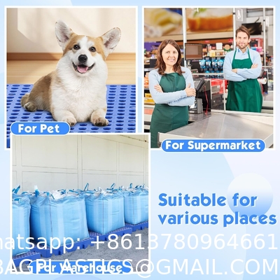 Moisture-Proof Floor Waterproof Storage Grid Pad Grid Ventilation Pallet For Garage Supermarket Outdoor
