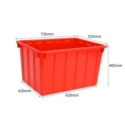 90l 120l 160l 200l 300l 400l Rectangular Nesting Poly Water Storage Tank Lightweight Injection Molded Plastic Express Storage Boxes Low Price Crates for Warehousing