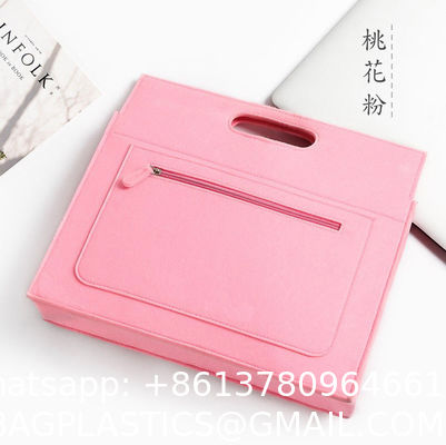 OEM Handmade Reversible Felt Storage Bag Embroidered Personalized Tote Bag Manufacturer'S Shopping Bag Wholesale Custom Simple Letter Logo Eco-Friendly Durable Multi-Scenario Suitable Felt Shopping