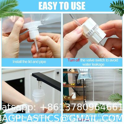 Plant Self Watering Bags With Adjustable Flow Regulators, Compact Automatic Drip Irrigation Kits, Indoor Plant Watering System For Small Potted Plants, Vacation Plant Care Essentials