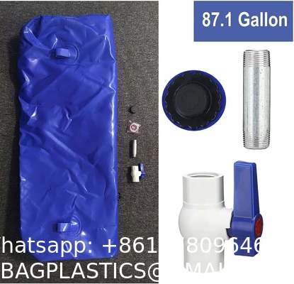 Water Bladder Storage Containers, Foldable Portable Water Tank Large Capacity Soft Water Bag, Drought Resistance, Fire Prevention, Emergency Water